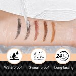 Eyebrow Pen Manufacturer - Natural Vegan Waterproof 4 Fork Tip Spoolie Brush