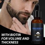 Beard Grooming Kit - Custom Logo Organic Oil Balm Hair Growth Gift Set for Men