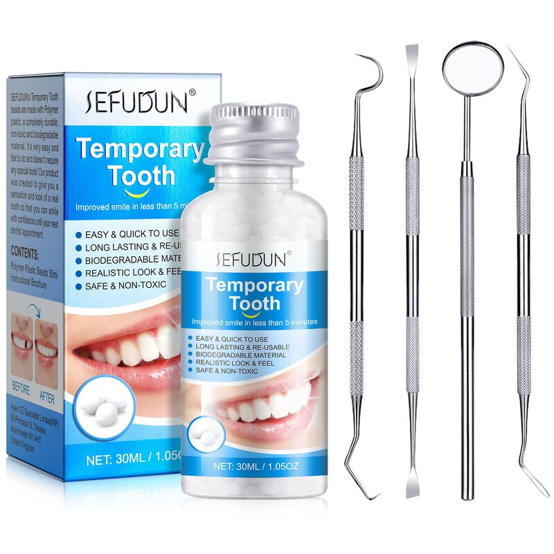 Tooth Repair Kit - 30ml Thermal Fitting Beads Temporary Filling Missing Broken