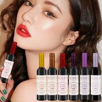 Lipstick Set - 6 Pack Vegan Matte Liquid Custom Logo Magic Wine Bottle Kit