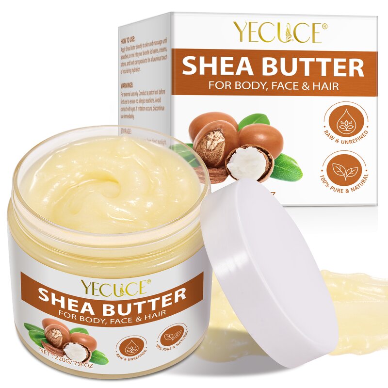 Shea Butter Lotion - Custom African Unrefined Raw Body Face Skin Care