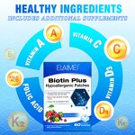 Topical Patch - Biotin Hypoallergenic Hair Skin Nails Health High Quality