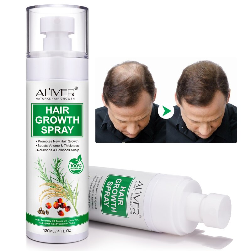 Hair Oil Spray - 120ml Natural Batana Rosemary Fast Hair Growth Scalp Care