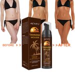 Tanning Mousse - Private Label Brown Quick Dry Sunless Tan Organic Moisturizing