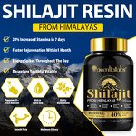 Shilajit Capsule - Himalayan 10000mg Gold Natural Organic for Men Women