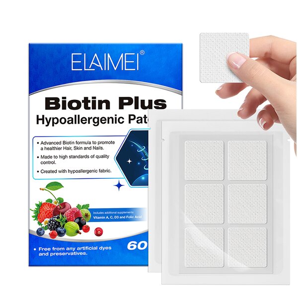Topical Patch - Biotin Hypoallergenic Hair Skin Nails Health High Quality
