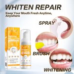 Toothpaste Mousse - 60ml Oral Care Deep Mouth Cleaning Cigarette Teeth Whitening
