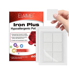 Topical Patch - OEM 60 Pack Iron Supplement Vitamins A C Red Blood Cells