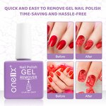 Nail Polish Remover - 15ml Natural Organic Vegan Quick Removal Soak Off