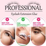 Eyelash Glue - Professional OEM Strong Fast Dry Black Clear Lash Extension