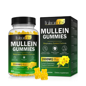 Gummy Manufacturer - Private Label Mullein Leaf Extract Lung Cleanse Detox Organic
