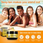 Tanning Cream - Natural Organic Carrot Golden Tanning Accelerator Sun Tan