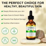 Vitamin E Oil - Private Label 75,000 IU Cold Pressed Vegan Dry Damaged Skin
