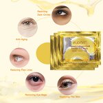 Eye Mask Manufacturer - Private Label 24k Gold Crystal Collagen Dark Circles