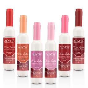 Lip Gloss Manufacturer - 6 Pack Luxury High Shine Waterproof Wine Bottle Tubes
