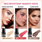 Makeup Stick - Multi Beauty Face Nose Blush Contour Bronzer Highlighter Brush