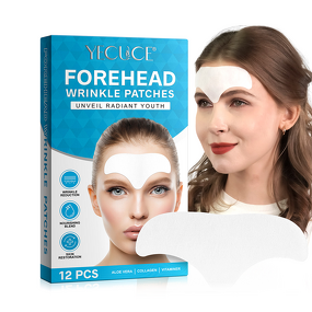 Wrinkle Patch - Wholesale 12 Patchs Collagen Silicone Forehead Anti Wrinkle Remover