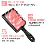 Hair Brush Manufacturer - 2024 Eco Friendly Wet Dry Vented Detangling Curly Hair