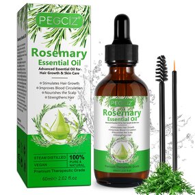 Rosemary Oil - 60ml Natural Vegan Hair Nourishing Strengthens Pure Essential