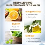 Toothpaste Mousse - 60ml Oral Care Deep Mouth Cleaning Cigarette Teeth Whitening