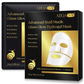Face Mask Manufacturer - Private Label Snail Mucin Collagen Hydrogel Glass Glow