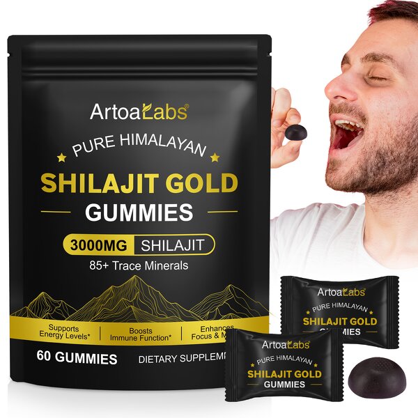 Gummy Manufacturer - Vegan Himalayan Shilajit Gold 3000MG Dietary Supplement Gummies