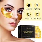 Eye Mask Manufacturer - 25 Pairs 24K Gold Aloe Vera Collagen Puffy Dark Circles