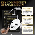 Face Mask Manufacturer - Wholesale 6 Pack Snail Mucin Collagen Sheet Overnight