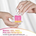 Nail Polish Remover - 15ml Cruelty Free Non Toxic UV Gel Quick Remove