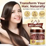 Hair Mask Manufacturer - 220g Pure Collagen Argan Oil Maca Deep Repair Salon