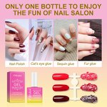 Nail Polish Remover - 15ml Cruelty Free Non Toxic UV Gel Quick Remove