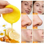 Cotton Pad Manufacturer - 30pcs Vitamin C Tumeric Kojic Acid Brightening Cleansing
