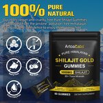 Gummy Manufacturer - Vegan Himalayan Shilajit Gold 3000MG Dietary Supplement Gummies