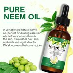 Neem Oil Manufacturer - 60ml Cold Pressed Pure Organic Face Nail Nourishes