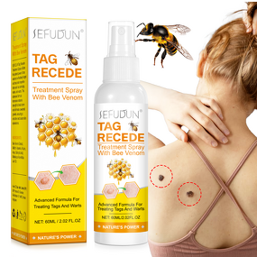 Skin Tag Remover - 60ml Advanced Spray Natural Bee Venom Moles Warts Removal