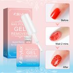 Nail Polish Remover - 15ml Cruelty Free Non Toxic UV Gel Quick Remove