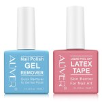 Liquid Latex Tape - Pink Peel Off Skin Barrier Fast Nail Polish Remover