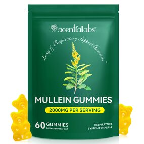 Gummy Manufacturer - Vegan Mullein Leaf 2000mg Lung Respiratory Herbal Supplement