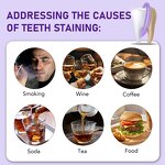 Teeth Powder Manufacturer - 30g Natural Mint Instant Whitening Purple Cleaning