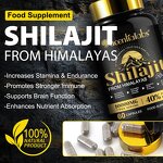 Shilajit Capsule - Himalayan 10000mg Gold Natural Organic for Men Women