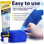 Car Glass Cleaner - Automobile Windscreen Stain Removal Oil Film Remover