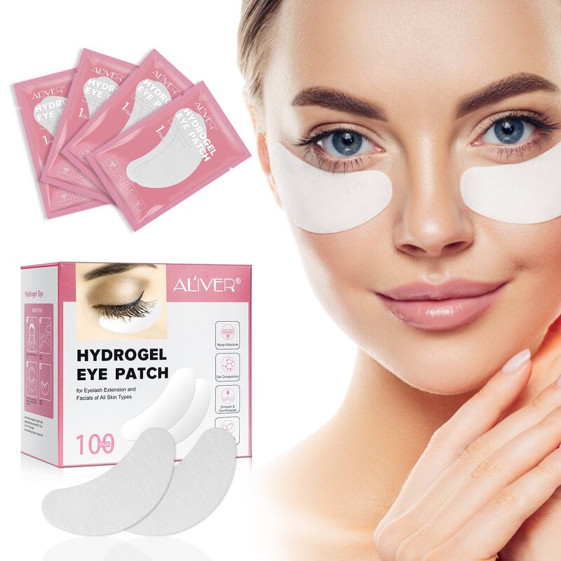Eye Pad Manufacturer - Wholesale 100 Pairs Anti-Puffiness Hydrogel Eyelash Extension
