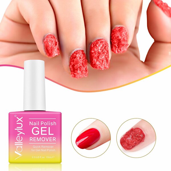 Nail Polish Remover - 15ml Cruelty Free Non Toxic UV Gel Quick Remove