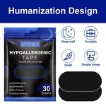 Sleep Strip Manufacturer - Private Label 30 Pcs Black Anti Snoring Lip Shaped Breath