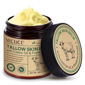 Tallow Balm Manufacturer - 120g Frankincense Castor Oil Grass Fed Anti-aging