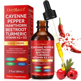 Liquid Drop Manufacturer - 60ml Cayenne Pepper Extract Hawthorn Berry Metabolism