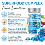 Hair Vitamin - Private Label Vitamin E Capsules Hair Loss Regrowth Oil Serum