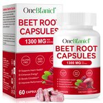 Capsule Manufacturer - Organic Beet Root 1300mg Energy Endurance Support Supplement