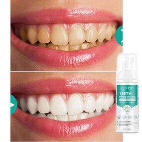 Toothpaste Mousse - 60ml Oral Care Deep Mouth Cleaning Cigarette Teeth Whitening