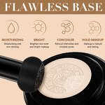 Cushion Foundation - Aliver Semi-Matte Lightweight Nourishing Elastic Glass Skin